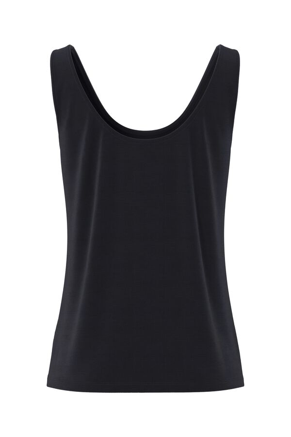 Pieces Camiseta de tirantes anchos negro