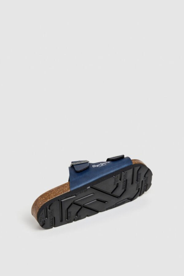 Pepe Jeans Sandalias anat&oacute;micas doble hebilla azul