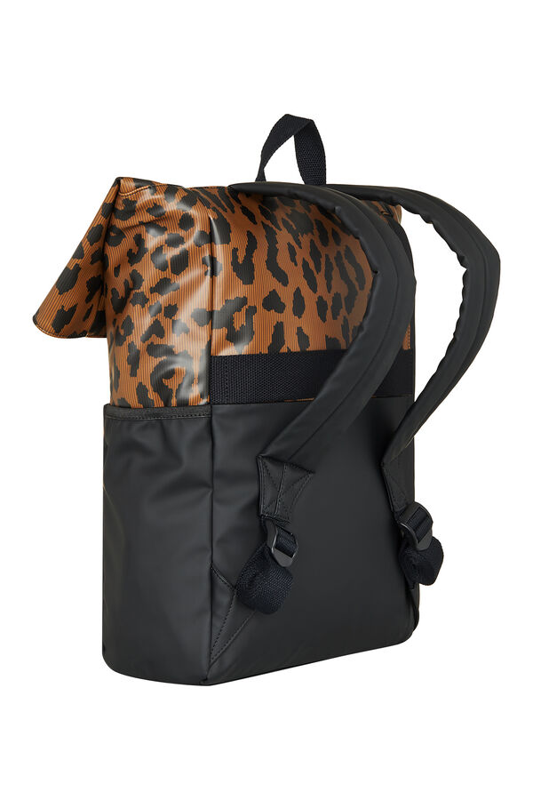 Roxy Mochila m&eacute;dia com fecho-&eacute;clair preto