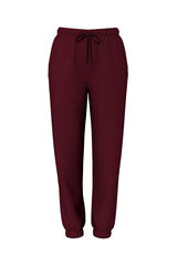 Pieces Pantal&oacute;n jogger pu&ntilde;o rojo