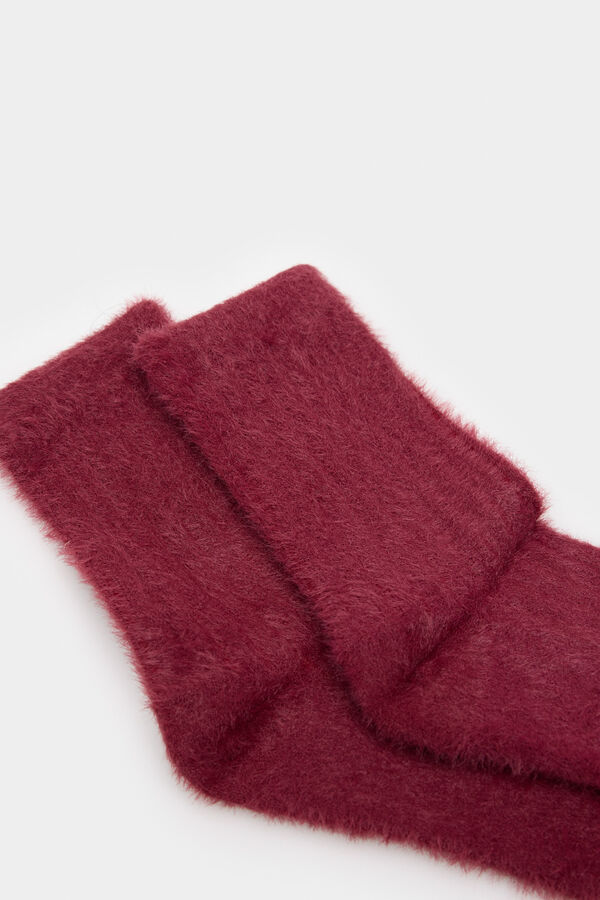 Springfield Calcet&iacute;n largo pelo burdeos