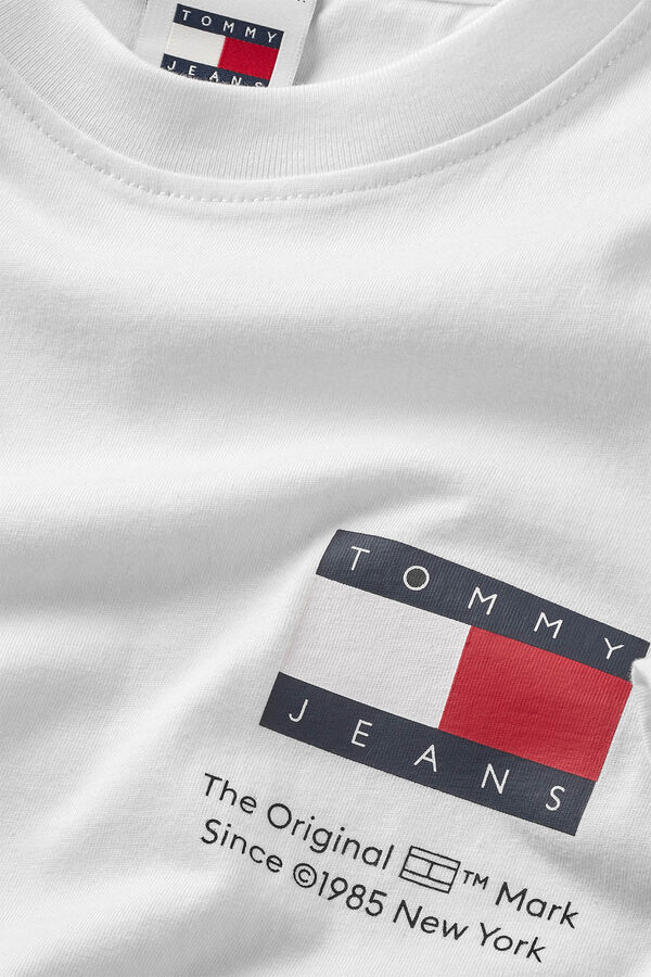 Springfield Herren-T-Shirt Tommy Jeans Weiß