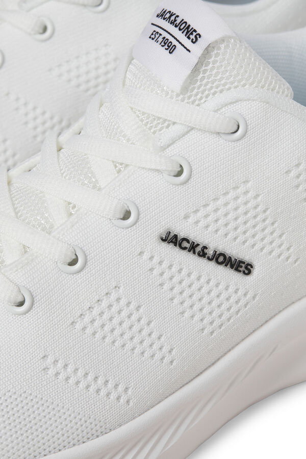 Jack & Jones Deportivas lisas mesh blanco