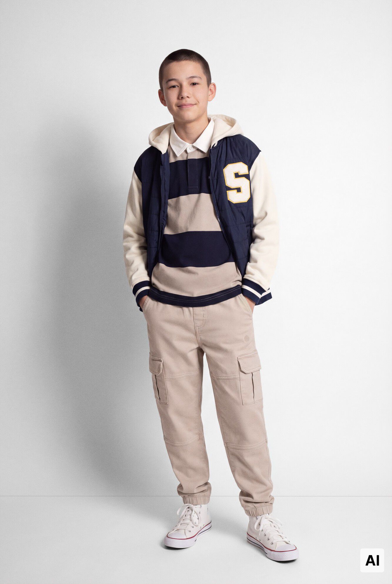 Springfield Kids Dečije cargo jogger pantalone