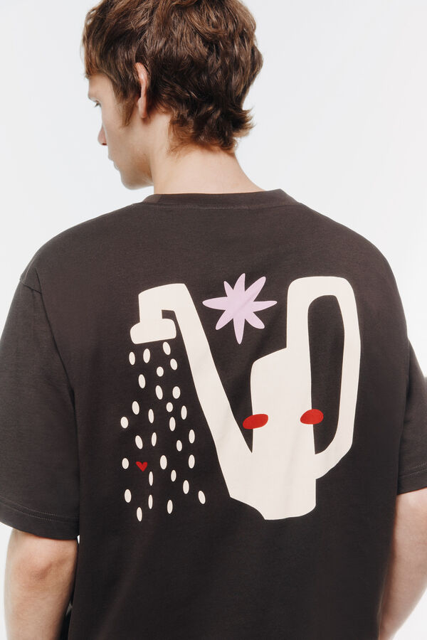 Springfield Camiseta regadera estampado