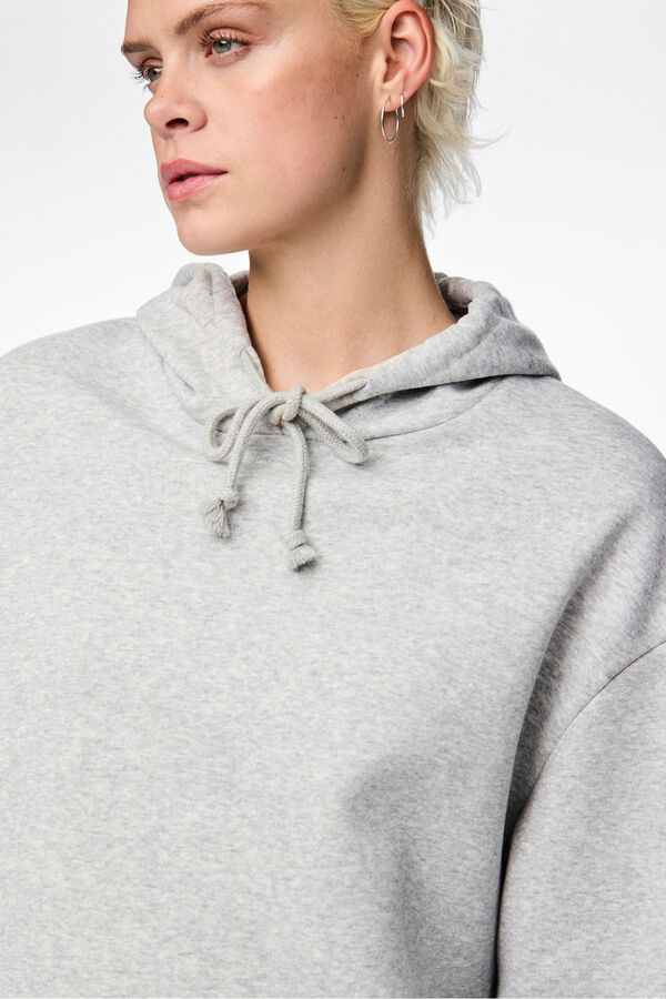 Pieces Sudadera basica gris