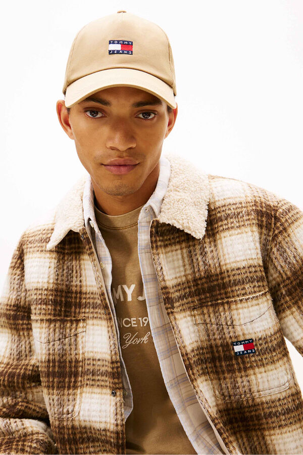 Tommy Jeans Gorra Tommy Jeans con bandera frontal beige