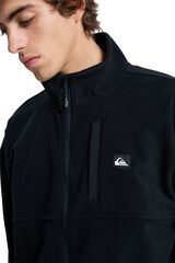 Quiksilver Forro polar com fecho-&eacute;clair preto