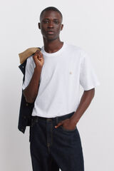 Springfield Camiseta b&aacute;sica logo Springfield blanco