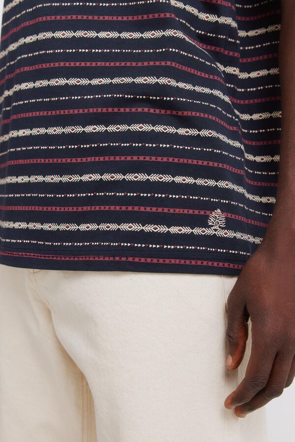 Springfield Osnovna majica Aop Plava