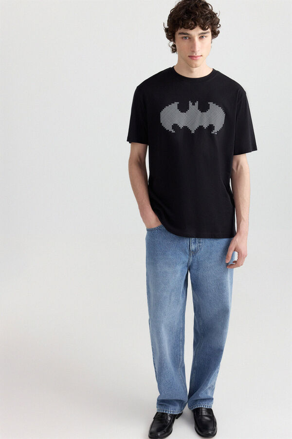 Springfield Majica Batman Signal Crna