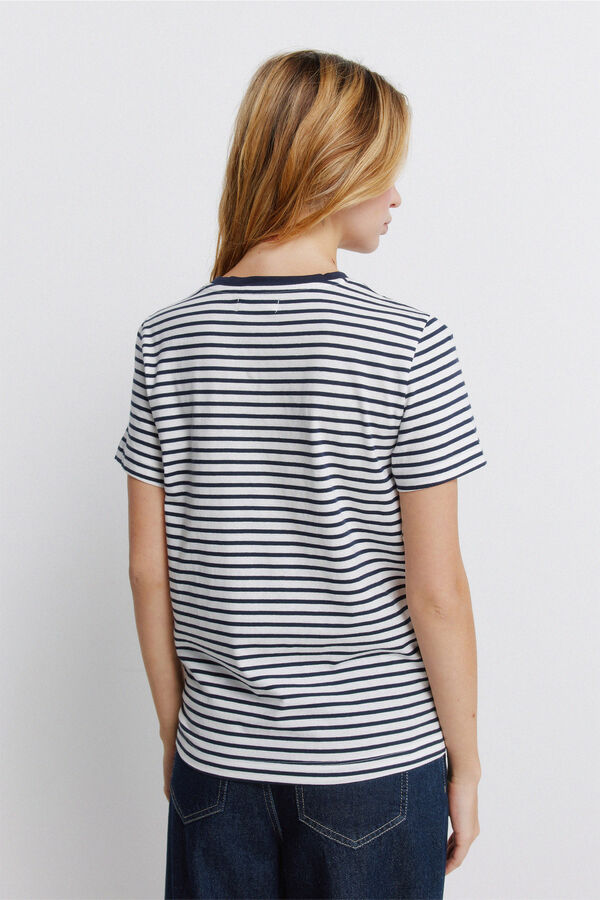 Springfield Osnovna majica sa kratkim rukavima Bež