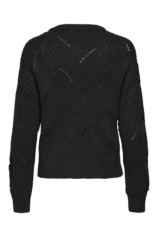 Only Jersey estructura troquelado negro