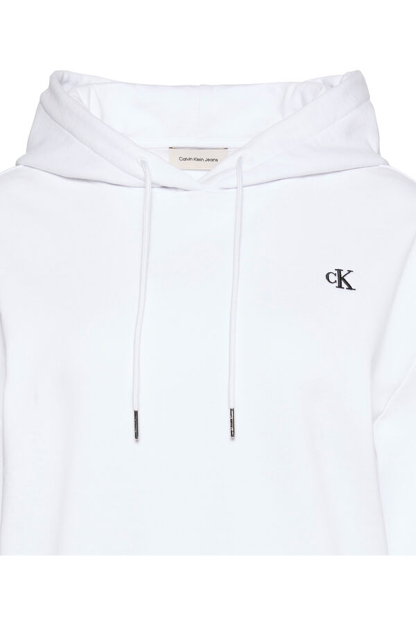 CK Jeans Sudadera con capucha blanco