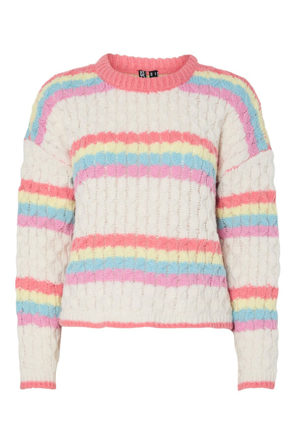 Pieces Jersey Punto blanco