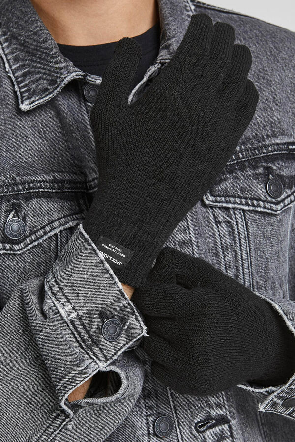 Jack & Jones Guantes punto negro