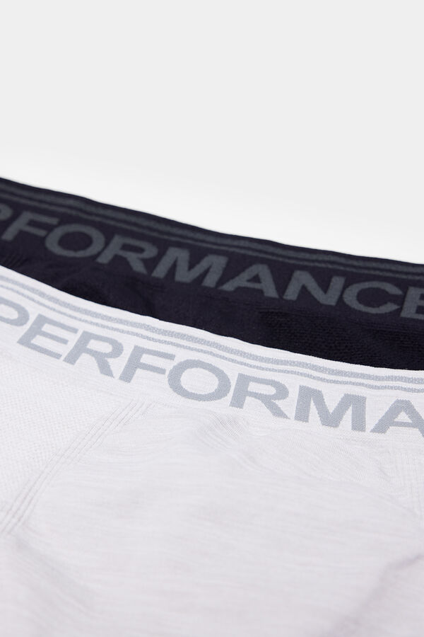 Springfield Pack de 2 sport seamless boxers preto