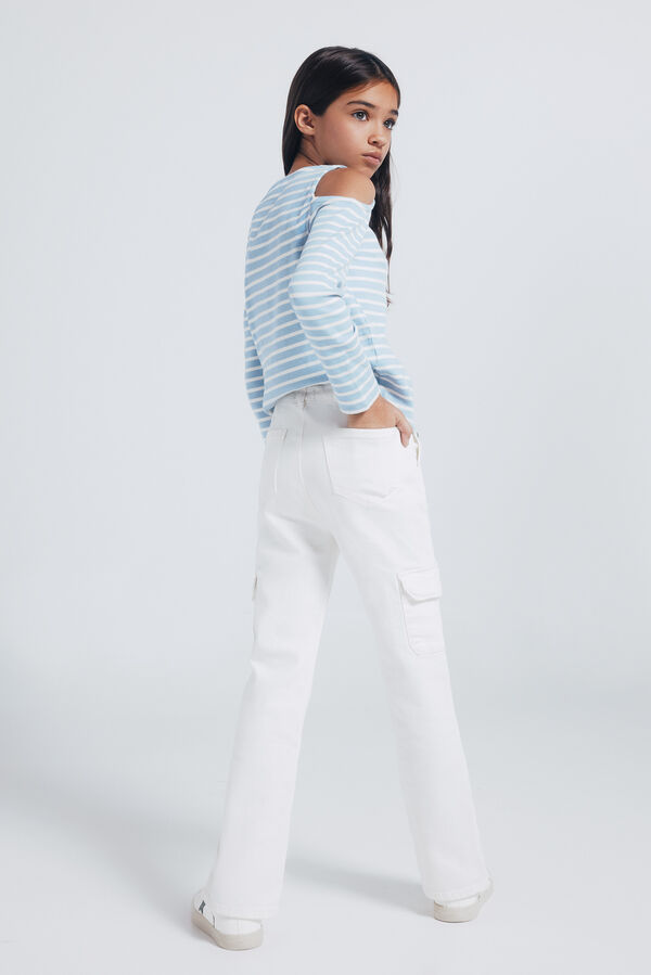 Springfield Kids Kargo pantalone za devojčice Print