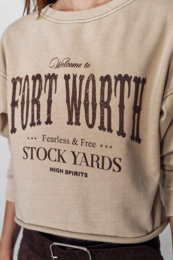 High Spirits Majica dugih rukava Smeđa