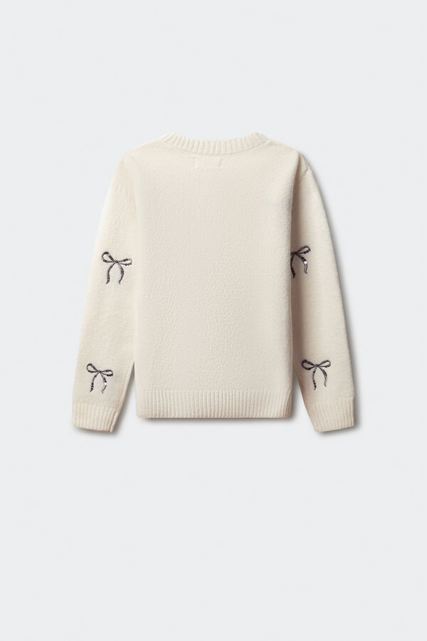 Springfield Kids Džemper sa ma&scaron;nom za devojčice Bež