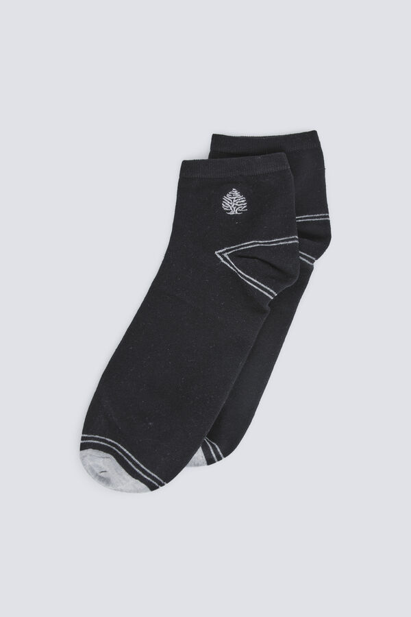 Springfield Springfield logo ankle sock black