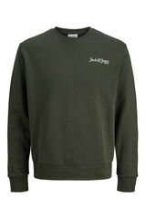 Jack & Jones Sudadera b&aacute;sica logo verde