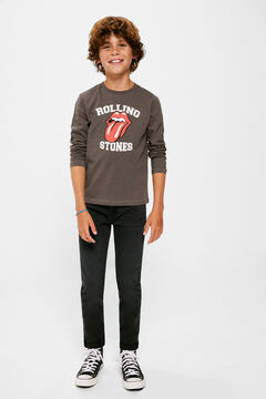 Springfield Camiseta Rolling Stones niño gris oscuro