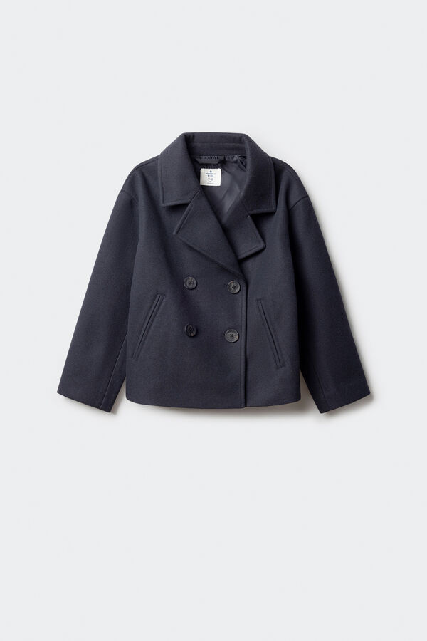 Springfield Kids Kratki platneni kaput za devojčicu Plava