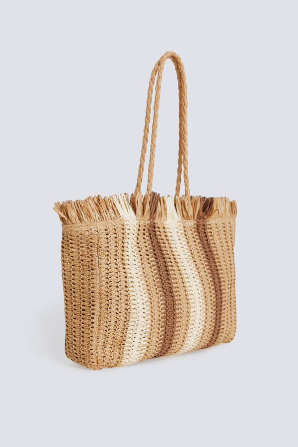 Springfield Torba shopper na pruge Print