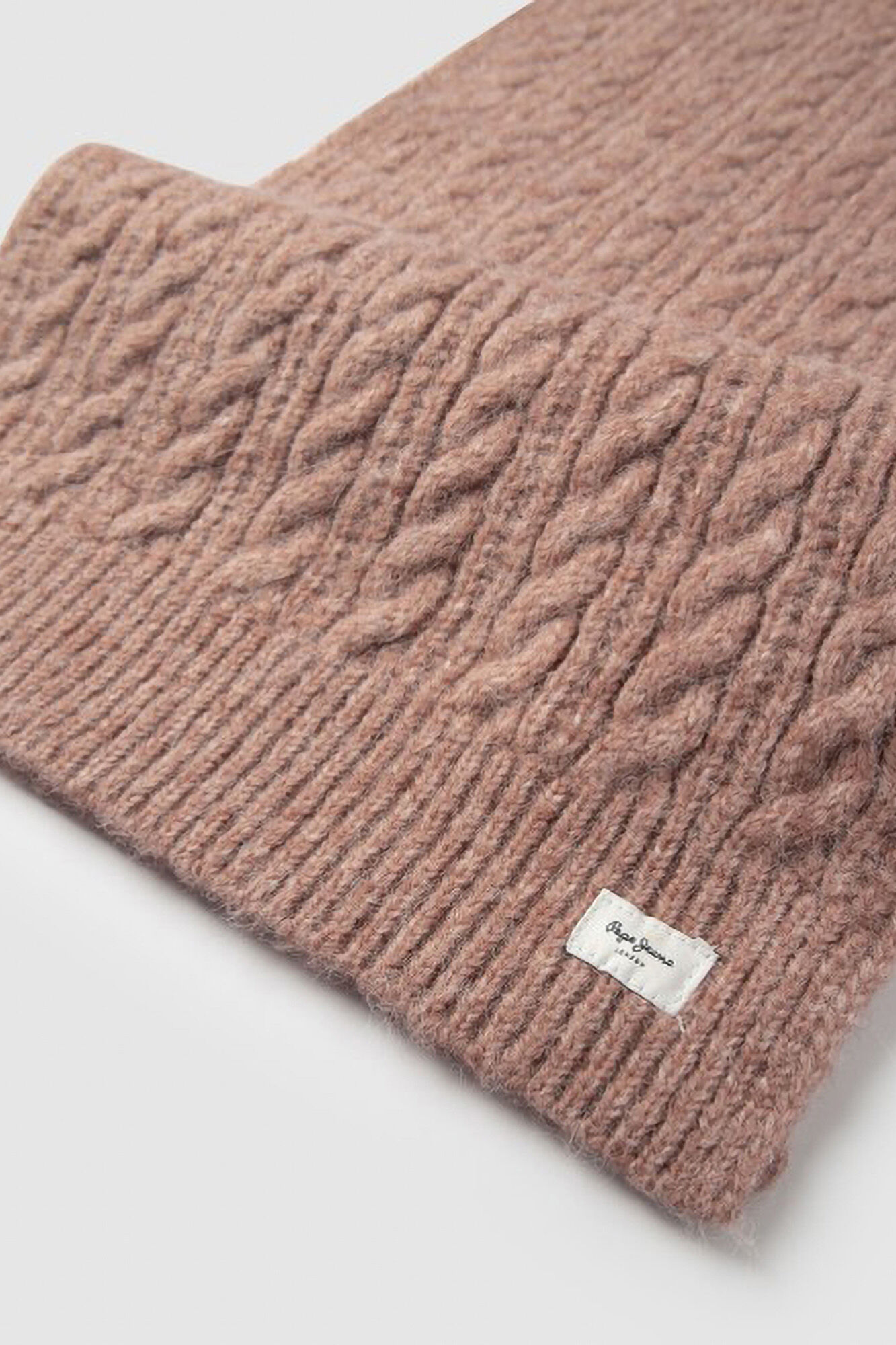 Pepe Jeans Bufanda de punto trenzado