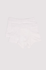 Springfield Pakovanje od 2 para basic bokserica Bela