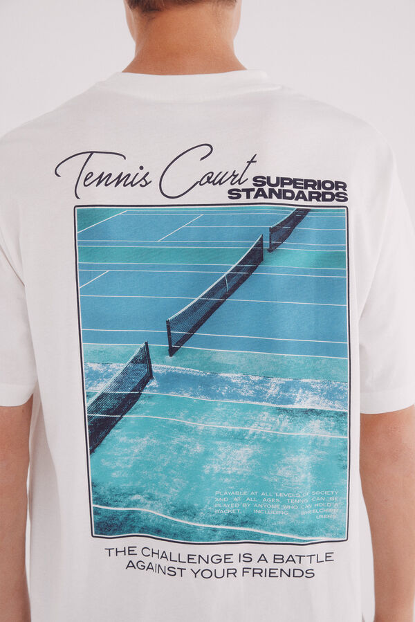 Springfield Tennis court t-shirt Bež