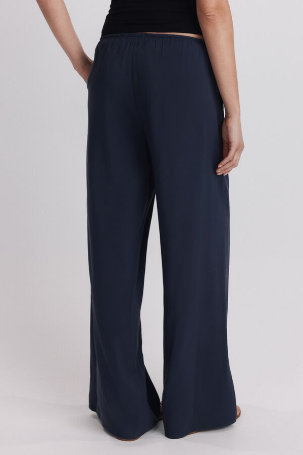 Springfield Jogger pantalone &scaron;irokih nogavica Plava