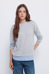 Springfield Kombinovana majica Siva