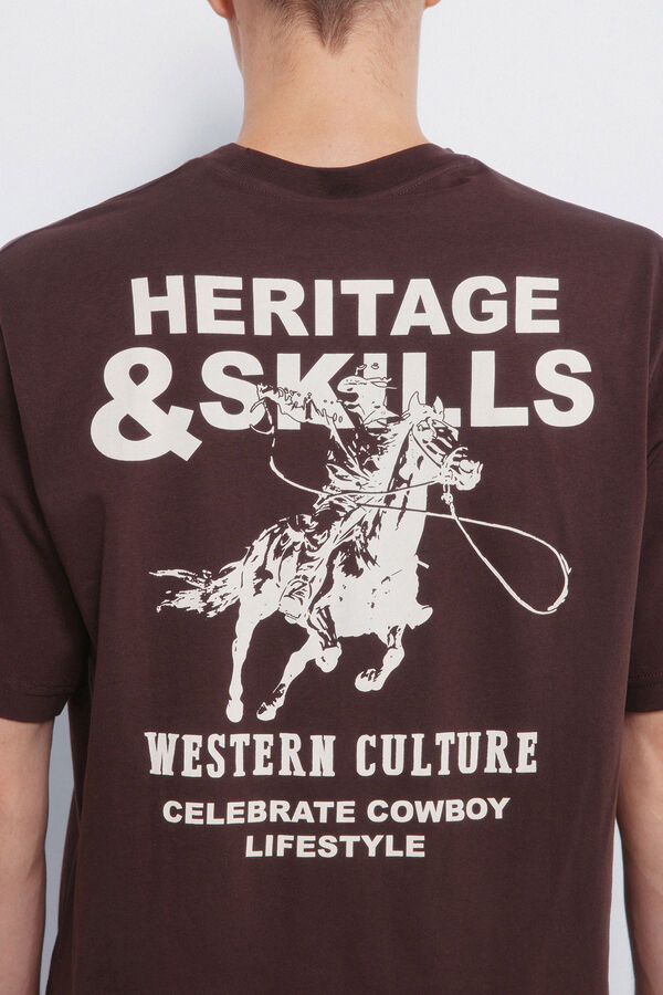 Springfield Majica „Nasleđe i veštine“ Braon