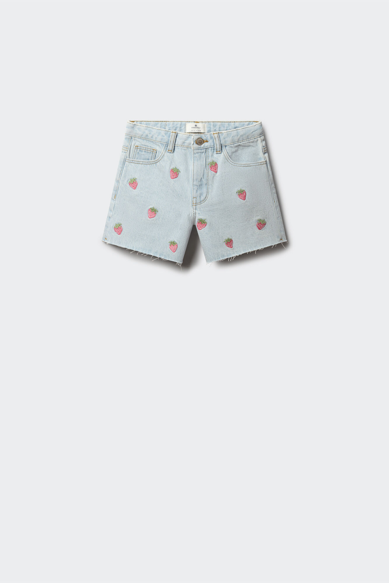 Springfield Kids Short denim fresas ni&ntilde;a