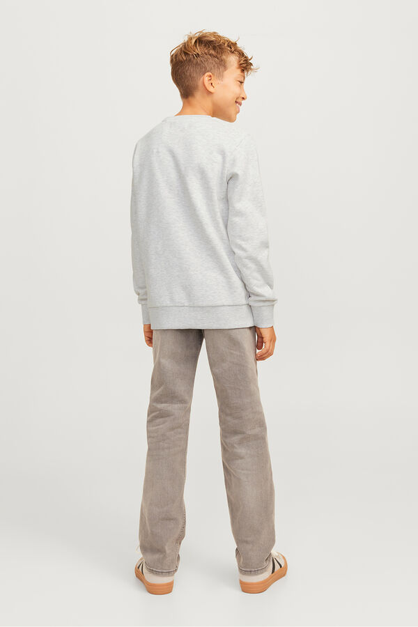 Jack & Jones Junior Sudadera regular fit estampada blanco