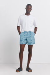 Springfield Ba&ntilde;ador estampado estrellas azul