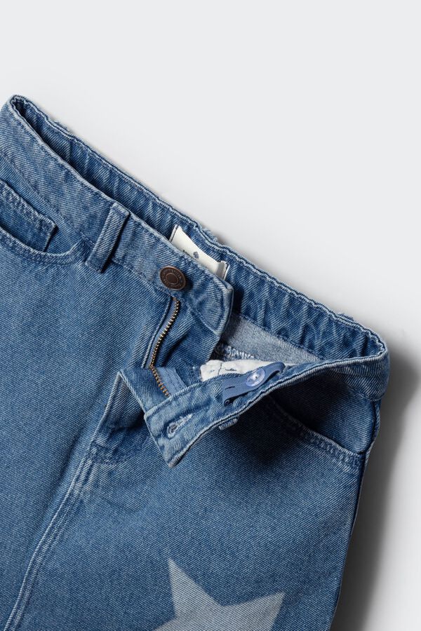 Springfield Kids Teksas suknja za devojčice sa zvezdicama Plava