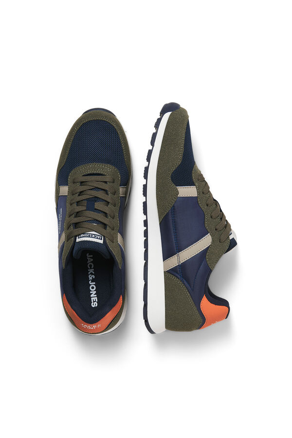 Jack & Jones Zapatillas deportivas tejido mesh verde