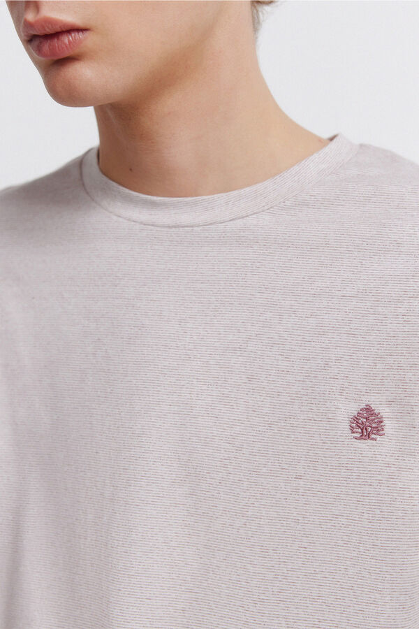 Springfield Majica na sitne pruge Bordo