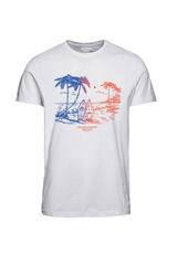 Springfield Camiseta estampada surf blanco