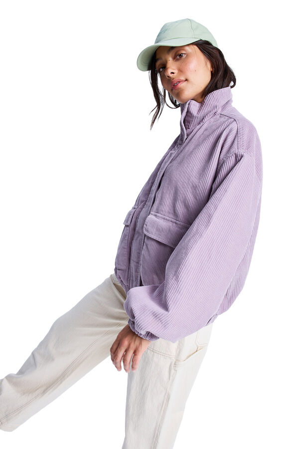 Roxy Slow Song Ii - Chaqueta oversize de pana para mujer morado/lila