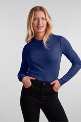 Pieces T-shirt riscas manga comprida azul