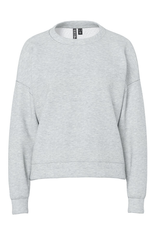 Pieces Sudadera basica gris