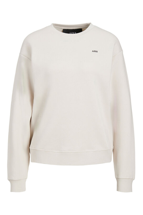 Jack & Jones Sweatshirt de gola redonda tradicional cinzento