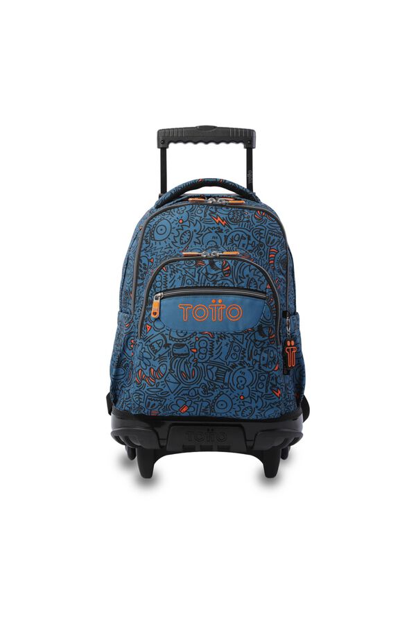 Totto Mochila Renglones azul