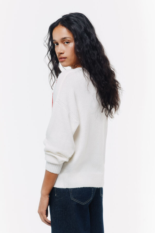 Springfield Jersey coraz&oacute;n A beige