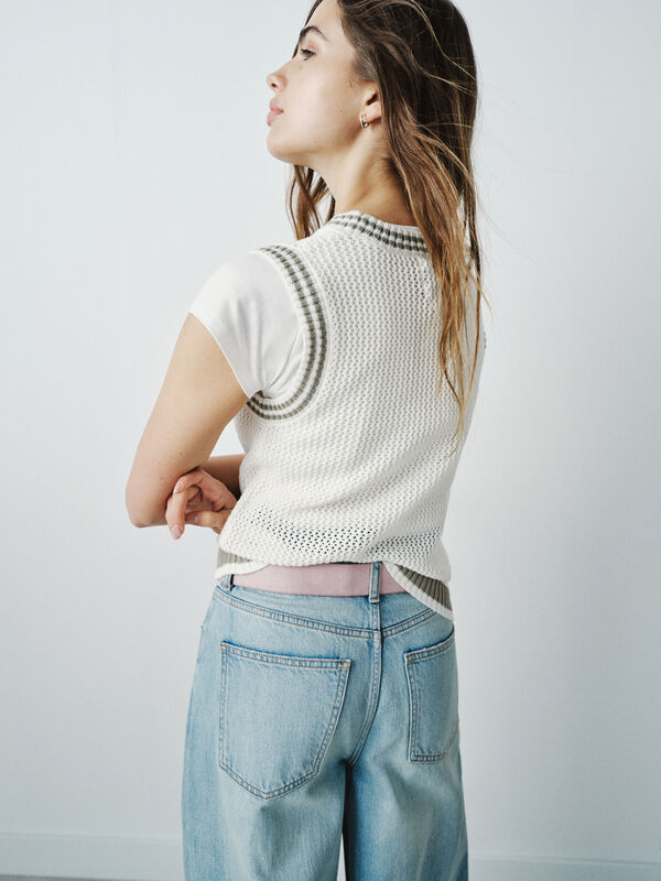 High Spirits Lily Pullover Beige