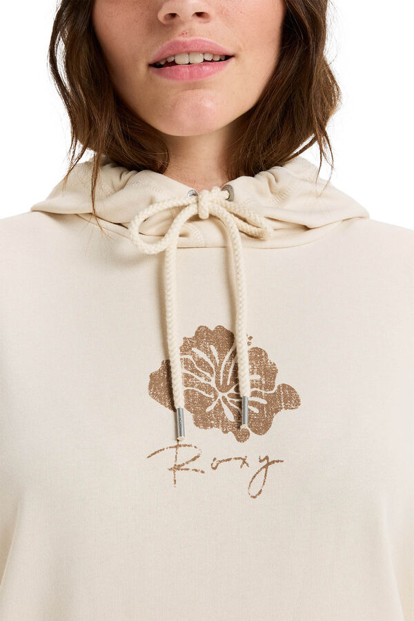 Roxy Sudadera con capucha para Mujer beige